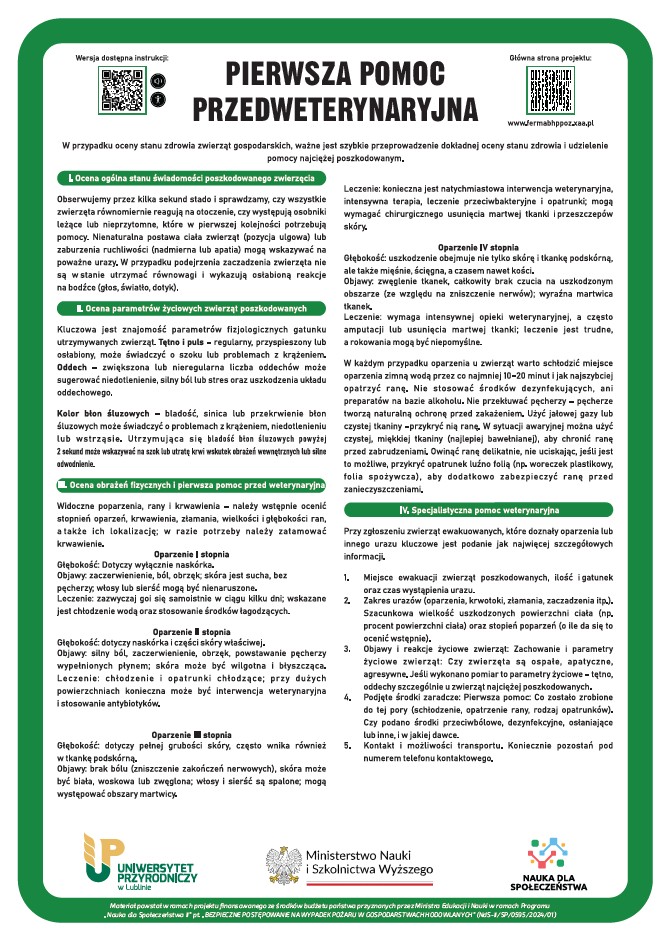 Instrukcja udzialania pomocy przedweterynaryjnej