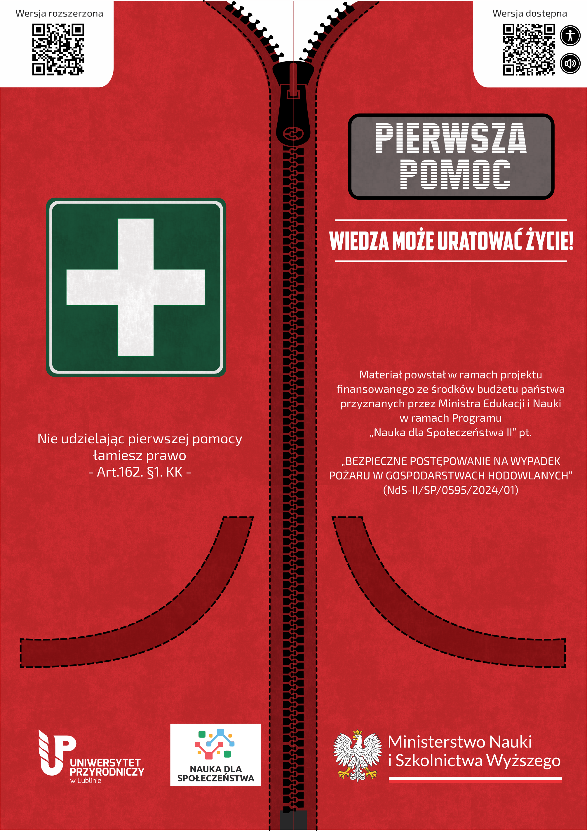 Ulotka Pierwsza Pomoc Przedmedyczna