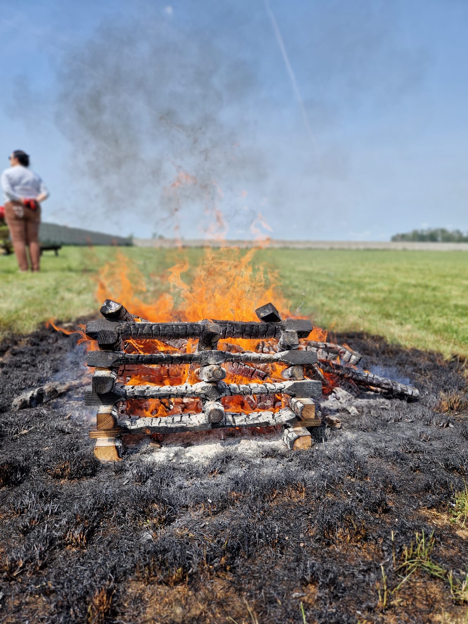 Płonące drewno - ćwiczenia